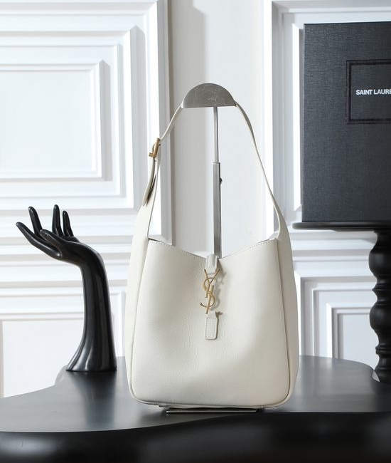 Yves Saint Laurent YSL LE 5A7 Smooth Leather Vintage Shoulder Bag 713938