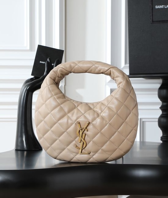 Yves Saint Laurent YSL ICARE Croissant Lambskin Bag 851689