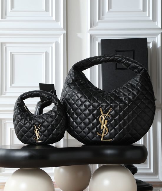 Yves Saint Laurent YSL ICARE Hobo Nappa Leather Bag 698652