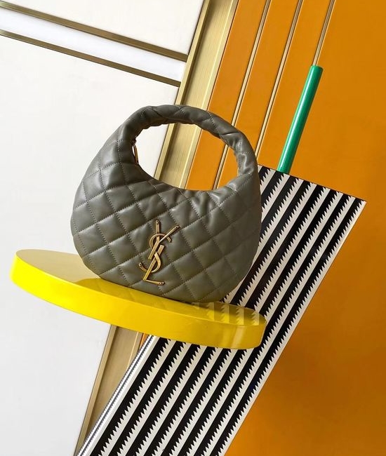Yves Saint Laurent YSL Icare Baby Lambskin Croissant Bag 851689