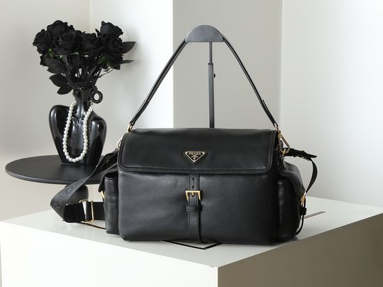 Prada Lambskin Messenger Bag 1BD391