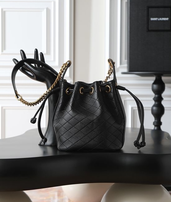 Yves Saint Laurent YSL Cassandre Quilted Bucket Bag 840886