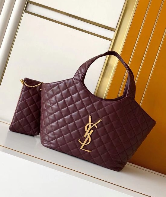 Yves Saint Laurent YSL Icare Lambskin Tote Bag 858191