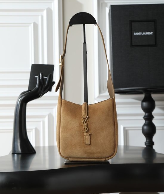 Yves Saint Laurent YSL LE 5A7 Mini Suede Shoulder Bag 809461