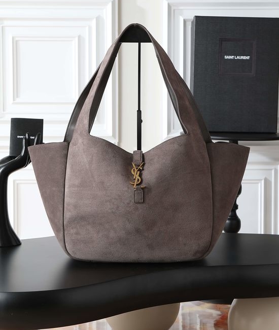 Yves Saint Laurent YSL Bea Suede Hobo Tote 763435