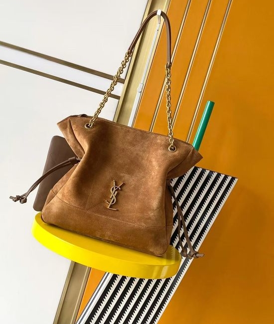 Yves Saint Laurent YSL Jamie Large Pochon Nubuck Shoulder Bag 833948
