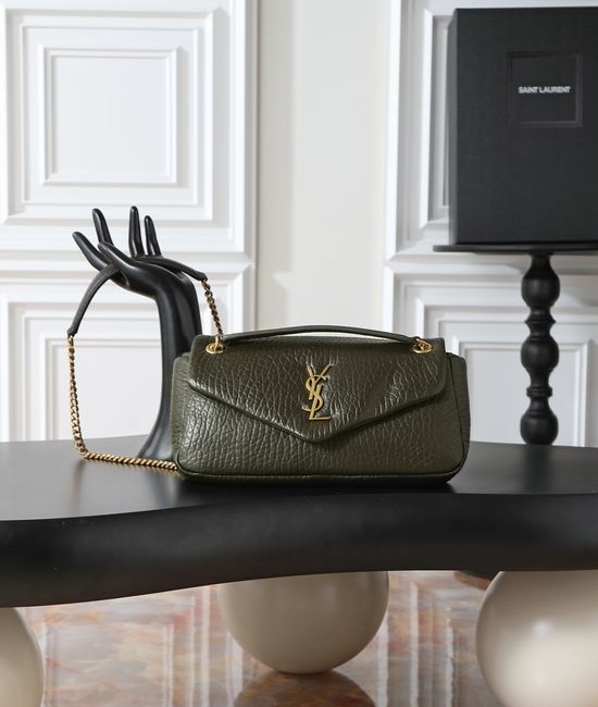 Yves Saint Laurent YSL CALYPSO Quilted Lambskin Chain Bag 734153