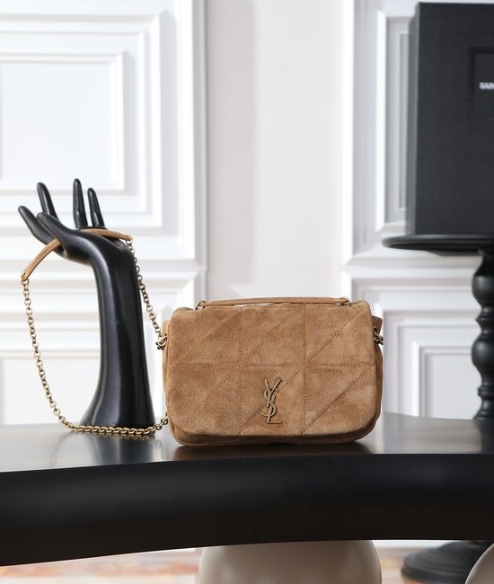 Yves Saint Laurent YSL JAMIE Mini Suede Handbag 766754