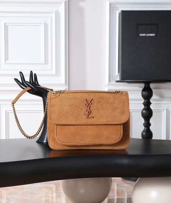 Yves Saint Laurent YSL NIKI Matte Leather Crossbody Bag 498894