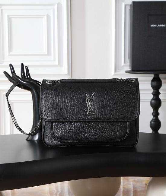 Yves Saint Laurent YSL Niki Lambskin Medium Shoulder Bag 498830