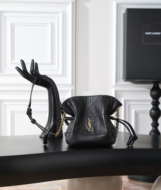 Yves Saint Laurent YSL Jamie Mini Crossbody Drawstring Bag 859174