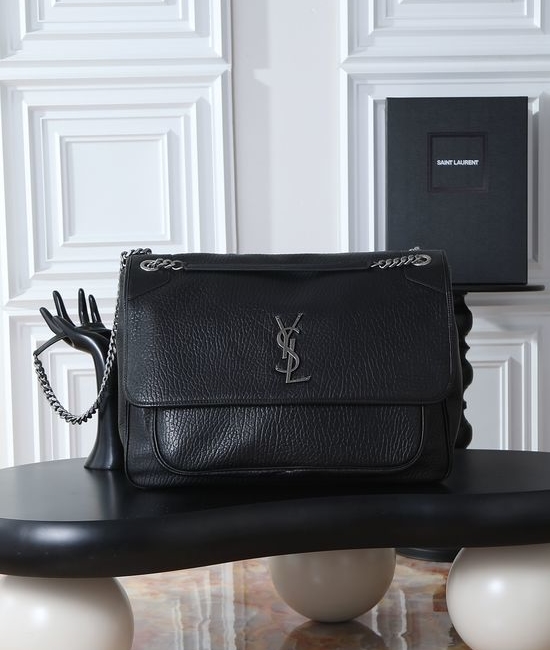 Yves Saint Laurent YSL Niki Large Lambskin Textured Handbag 755857