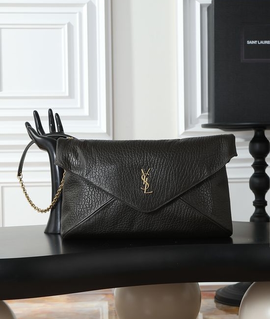Yves Saint Laurent YSL LE Envelope Chain Clutch Bag 841702