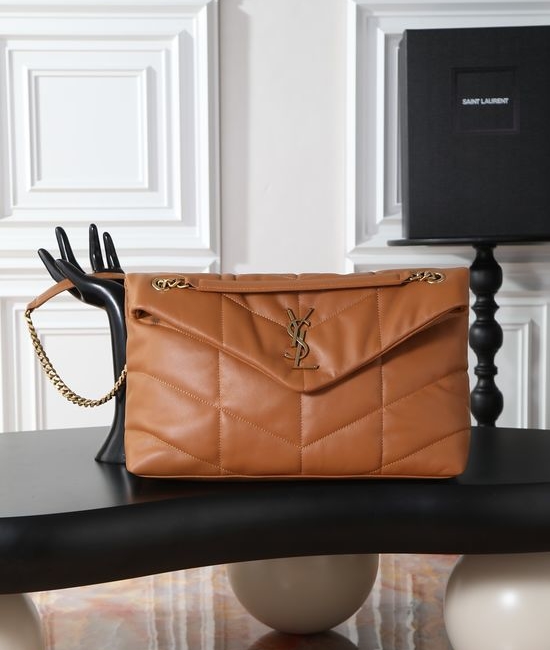 Yves Saint Laurent YSL Loulou Puffer Quilted Lambskin Bag 577475-1