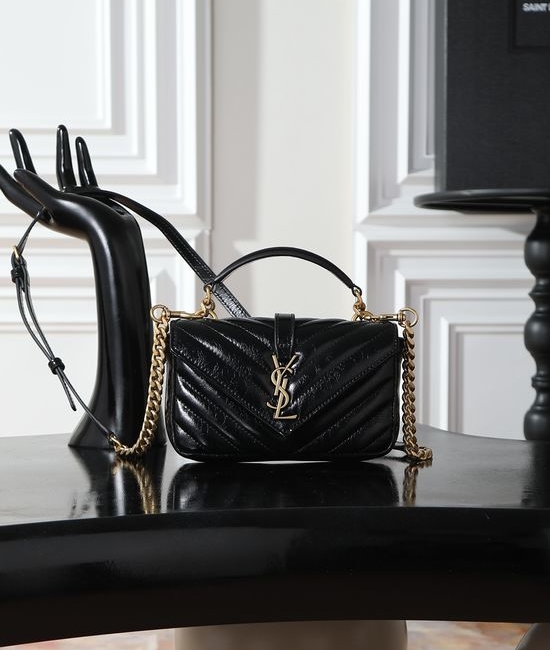 Yves Saint Laurent YSL Mini College Patent Leather Bag 779430