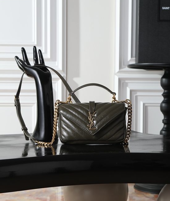 Yves Saint Laurent YSL Mini College Patent Leather Bag 779430