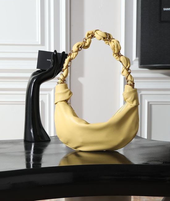 Yves Saint Laurent YSL AMALIA Hobo Lambskin Shoulder Bag 862558