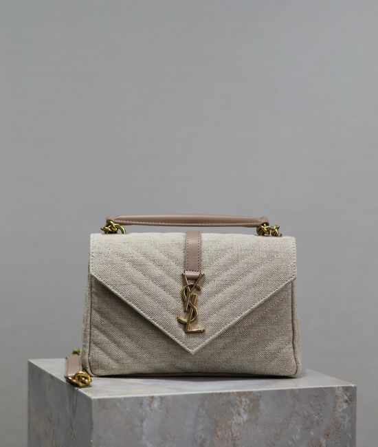Yves Saint Laurent YSL Monogram College Messenger Bag 392737