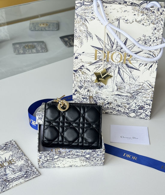 Christian Dior CD Caro Dahlia Lambskin Wallet S6037UBHZ_M928