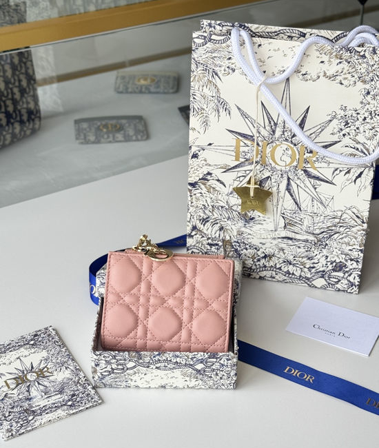 Christian Dior CD Caro Dahlia Wallet S6037UBHZ_M928