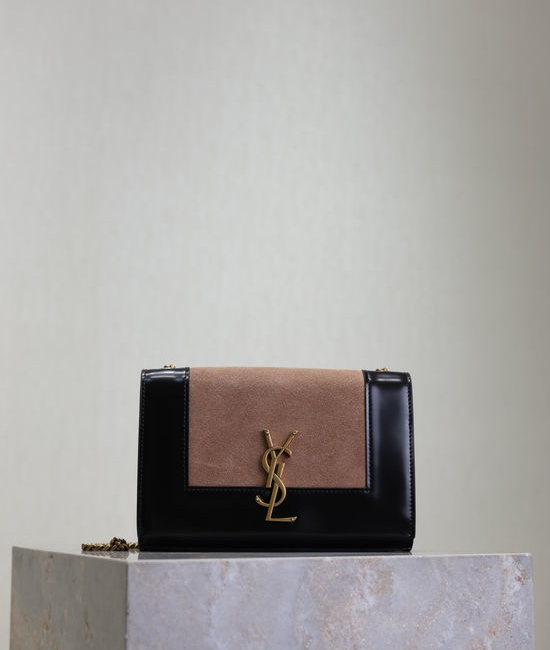 Yves Saint Laurent YSL Kate Medium Suede Trim Bag 469390