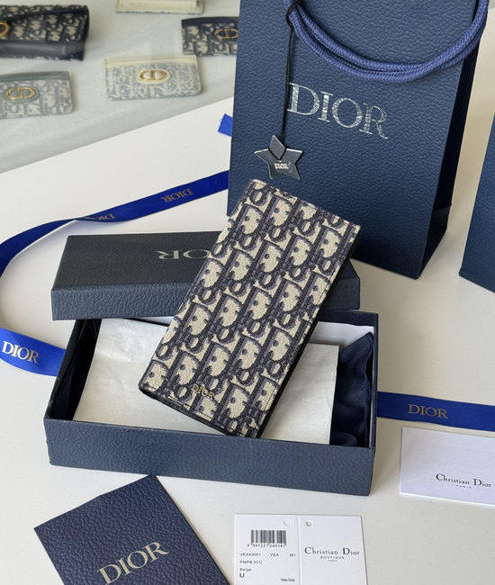 Christian Dior CD Oblique Printed Long Wallet 2OBBC002YSE