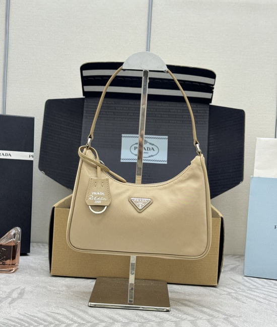 Prada Hobo Nylon Shoulder Bag 1NE204