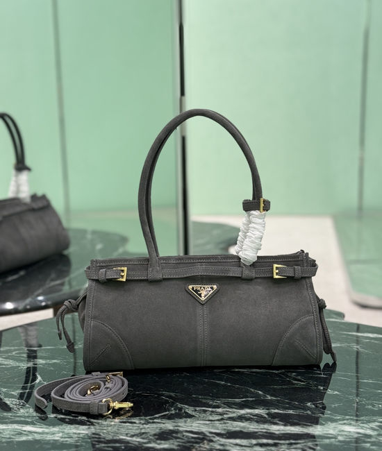 Prada SoftLux Suede Handbag 1BA426