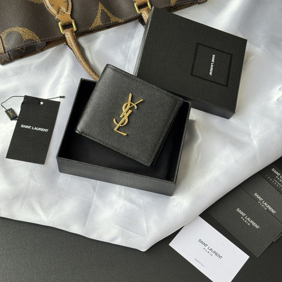 Yves Saint Laurent YSL MONOGRAM Bifold Wallet 463249