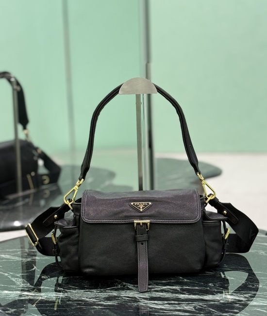 Prada Lambskin Messenger Bag 1BD394