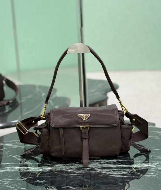 Prada Lambskin Messenger Bag 1BD394