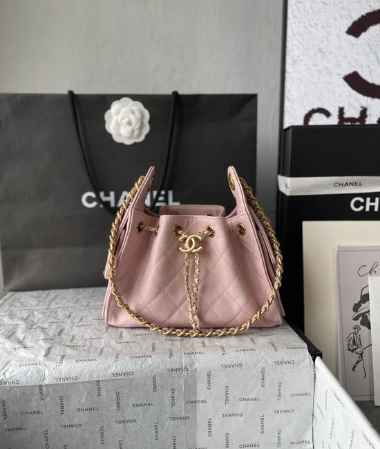 Chanel hobo Drawstring Bucket Bag AS5631