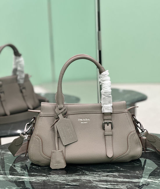 Prada Leather Top Handle Tote Bag 1BG604
