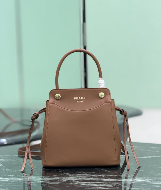 Prada Carry Handbag Cowhide Leather 1BA496