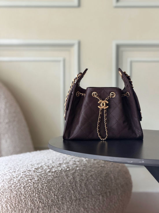 Chanel Hippie Large Capacity Caviar Leather Bag 5631