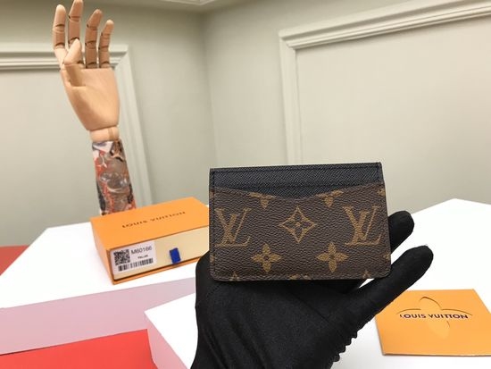 Louis Vuitton LV Monogram Macassar Canvas Neo Card Holder M60166