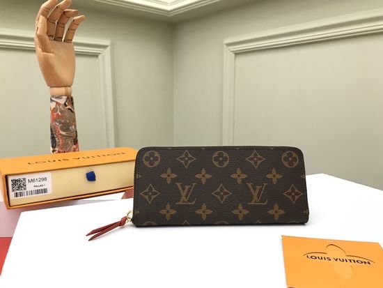 Louis Vuitton LV Clemence Wallet Monogram Canvas M60742
