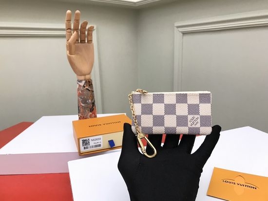 Louis Vuitton LV Wallet Clutch Damier Azur Card Holder N62659