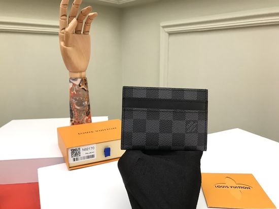 Louis Vuitton LV Coated Canvas Card Holder N62170