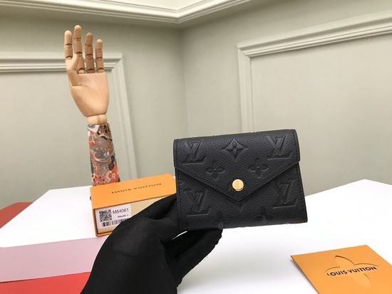 Louis Vuitton LV Victorine Wallet Embossed Leather M64061