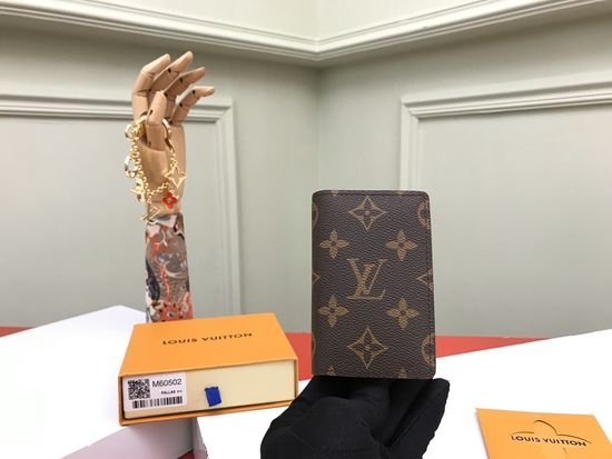 Louis Vuitton LV Monogram Pocket Wallet M60502