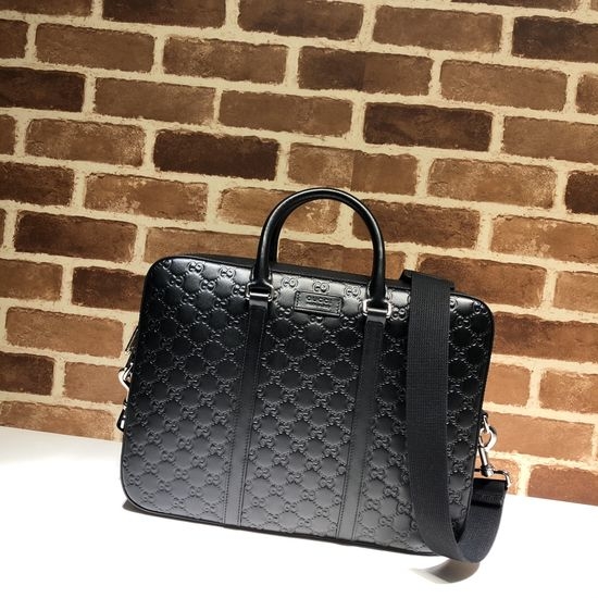 Gucci Brown Compressed Large Handbag 450944