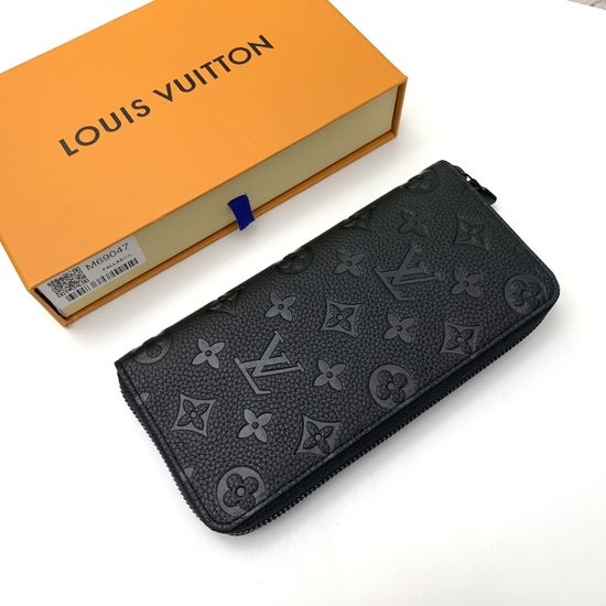 Louis Vuitton LV Zippy Vertical Taurillon Leather Wallet M69047