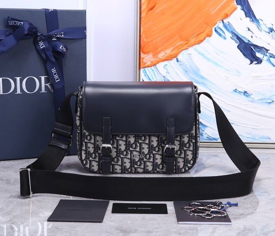 Christian Dior CD Oblique Canvas Messenger Bag M93311