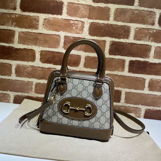 Gucci Bag Brown Leather 640716