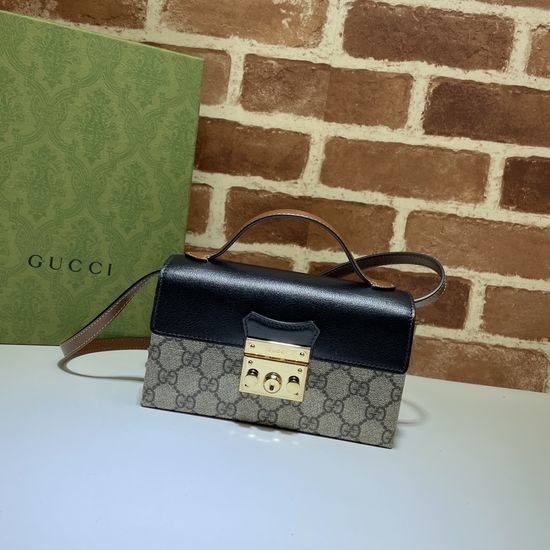Gucci Ophidia Brown Black Bag 652683