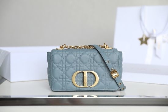 Christian Dior CD CARO Quilted Soft Calfskin Handbag 3360