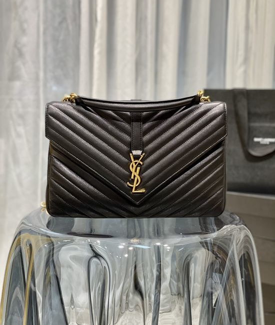 Yves Saint Laurent YSL Monogram College Classic Leather Bag 487212
