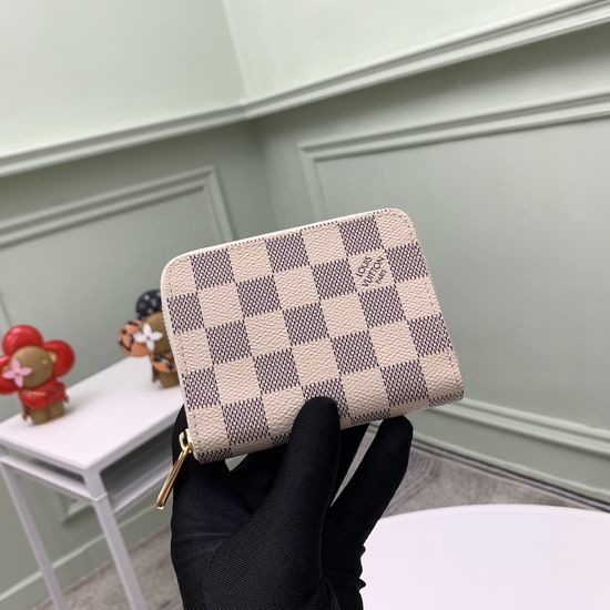 Louis Vuitton LV Zipper Coin Pocket Compact Card Holder N63069