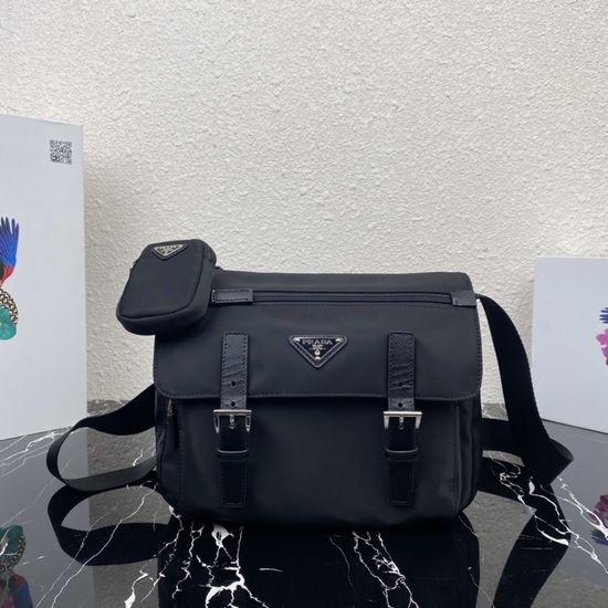 Prada Recycled Nylon Messenger Bag 1BD953